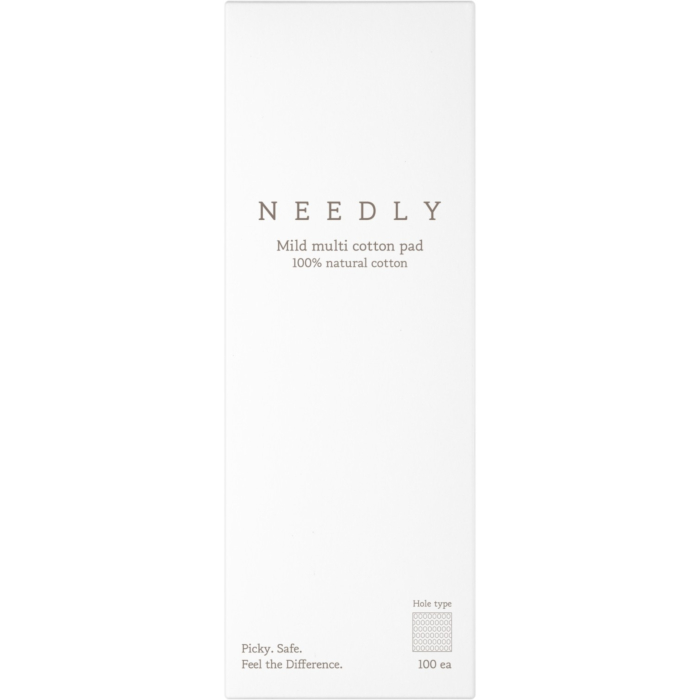 Needly Mild Multi Cotton Pad, Wielofunkcyjne płatki bawełniane do twarzy, 100szt
