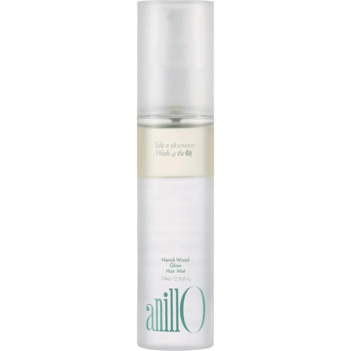 Anillo Neroli Wood Glow Hair Mist, Lekka mgiełka do włosów, 70 ml