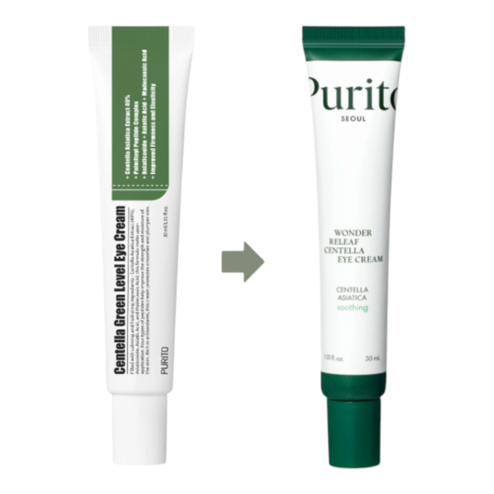 Purito Centella Green Level Krem pod oczy z Ekstraktem z Wąkroty Azjatyckiej