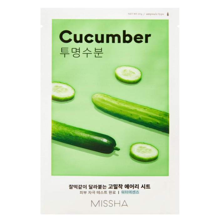 Missha Airy Fit Maska w płachcie, Cucumber 