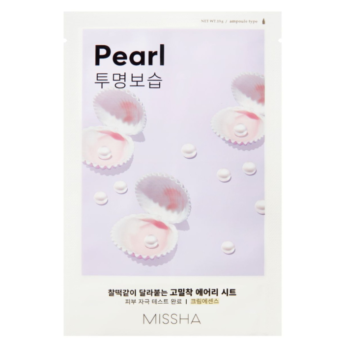 Missha Airy Fit Maska w płachcie, Pearl 