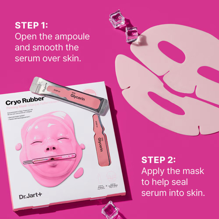 Dr.Jart+ Cryo Rubber Firming Mask - Rozświetlająca maska w płachcie