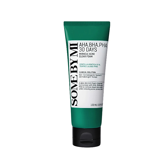 Some By Mi AHA-BHA-PHA Miracle Acne Clear Pianka oczyszczająca