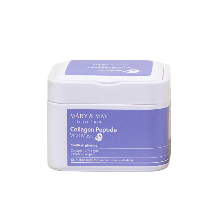 Mary & May Collagen Peptide Vital Zestaw maseczek w płachcie