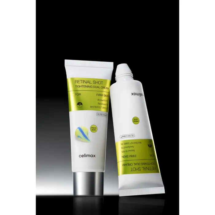 Крем для лица Celimax The Vita-A Retinal Shot Tightening Dual Cream с ретиналем 0,05%, против морщин, 50 мл — фото 5
