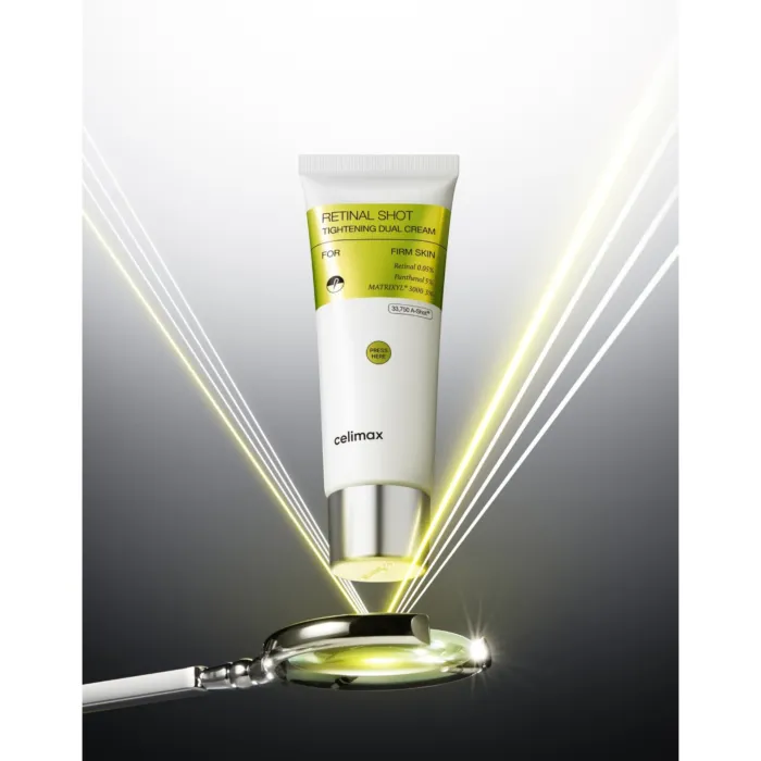Крем для лица Celimax The Vita-A Retinal Shot Tightening Dual Cream с ретиналем 0,05%, против морщин, 50 мл — фото 6