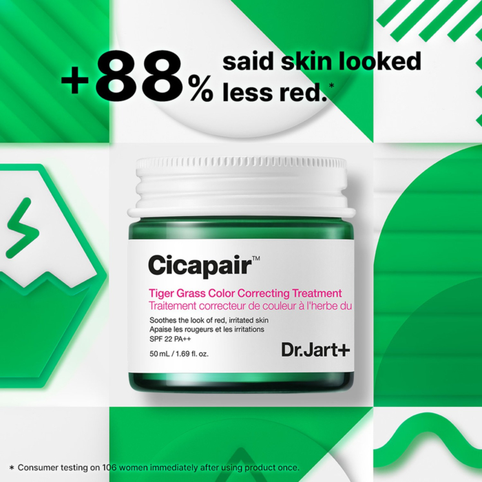 Dr.Jart+ Cicapair Tiger Grass Kuracja wyrównująca koloryt skóry z wąkrotką azjatycką, 30 ml