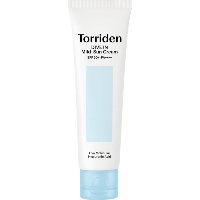 Torriden Dive-In Mild Krem przeciwsłoneczny do twarzy, SPF50+ PA++++