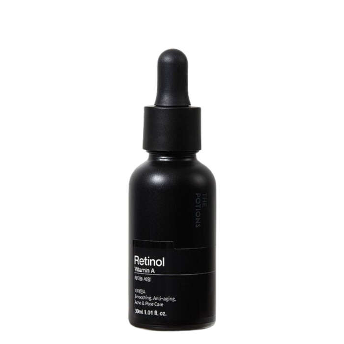 The Potions Black Line Retinol Wygładzające serum do twarzy z retinolem 