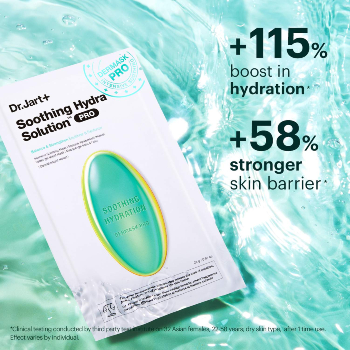 Dr.Jart+ Dermask Soothing Hydra Solution Pro Łagodząca maseczka w płachcie