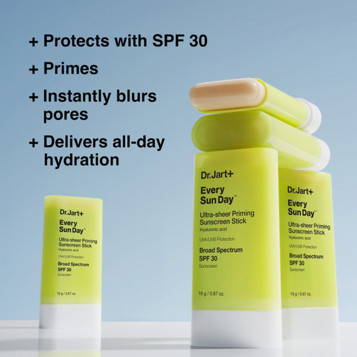 Dr. Jart+ Every Sun Day Ultra-Sheer Priming Sunscreen Stick Sztyft przeciwsłoneczny SPF 30
