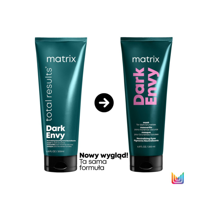 Matrix Total Results Dark Envy Maska do włosów Neutralizacja czerwonych tonów 