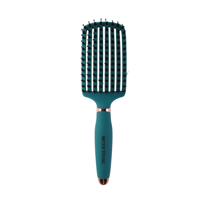 Sister Young Ovia Szczotka do Włosów z Włosiem Dzika i Wentylacją, Green