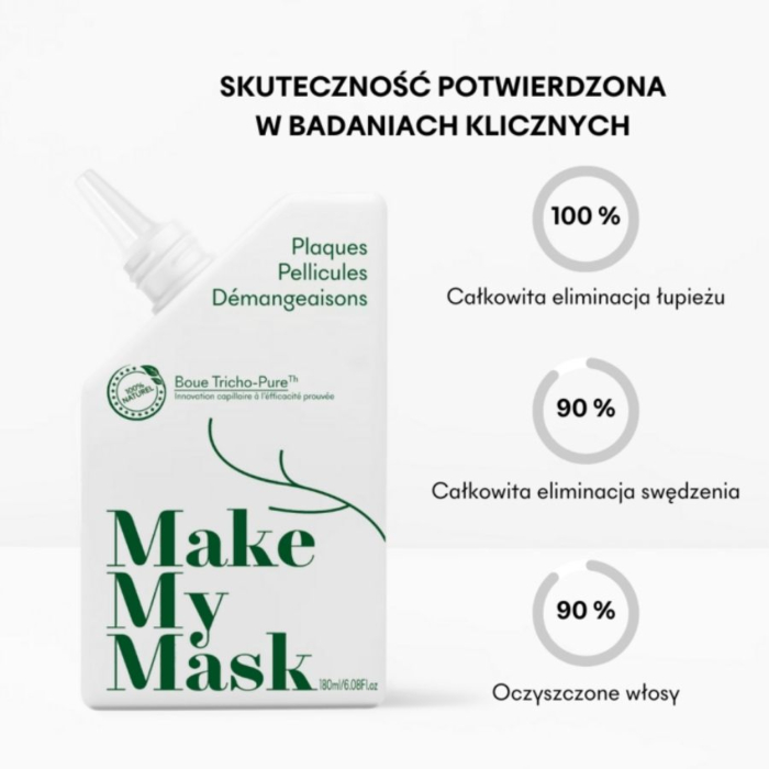 Make My Mask Trycho-Pure Błoto przeciw swędzeniu i przeciwłupieżowe