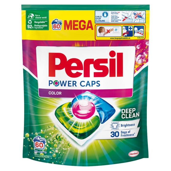 Persil Power Caps Color, 60 szt.