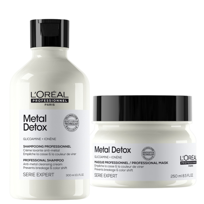 Loreal Professionnel zestaw: Metal Detox Szampon 300ml + Maska do włosów 250ml