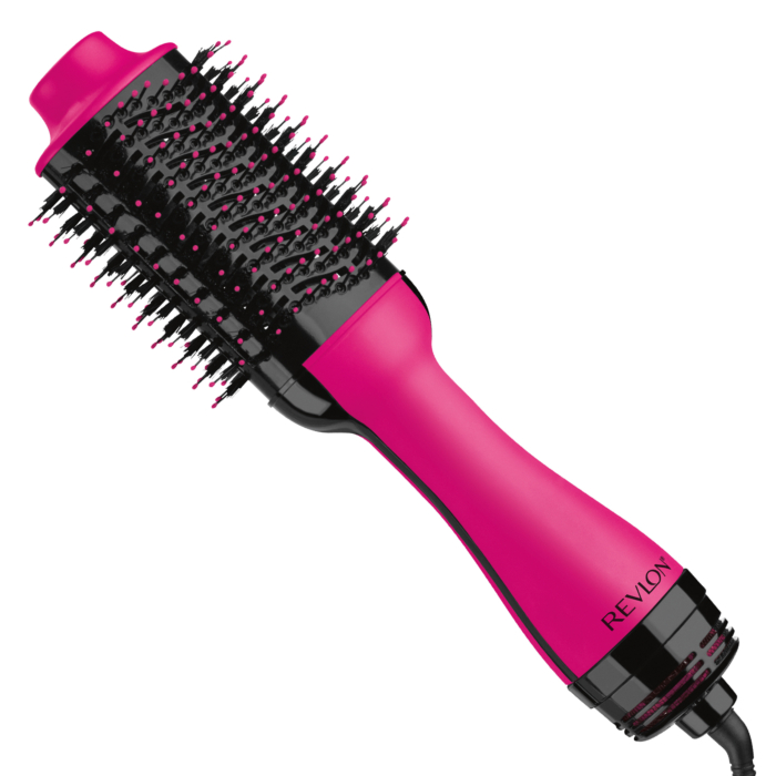 REVLON RVDR5222 PINK Suszarko-lokówka do włosów, owalna szczotka, jonizacja