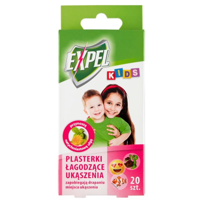 Expel Kids Plasterki łagodzące ukąszenia