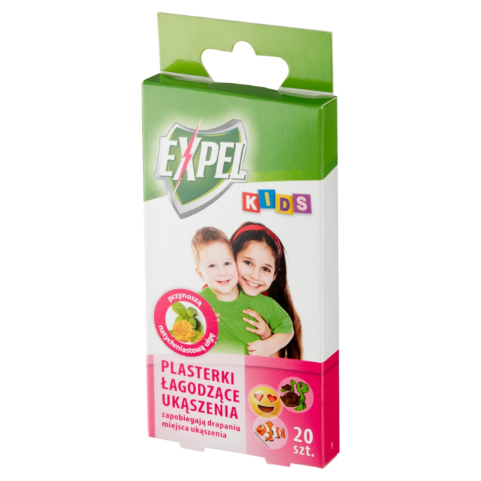Expel Kids Plasterki łagodzące ukąszenia