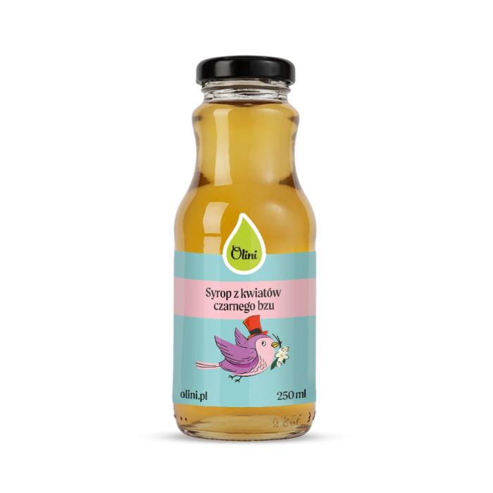 Olini Syrop z kwiatów czarnego bzu dla dzieci 250 ml