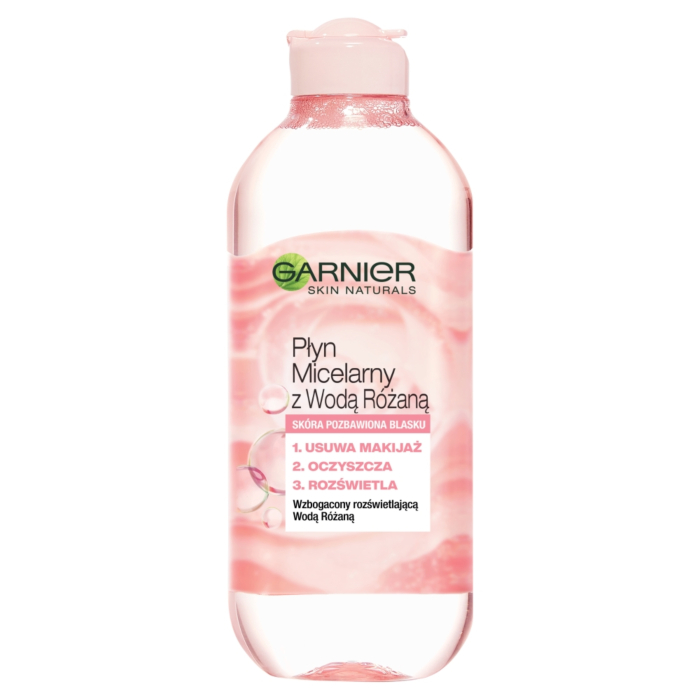 Garnier Skin Naturals Płyn micelarny z wodą różaną, 400 ml