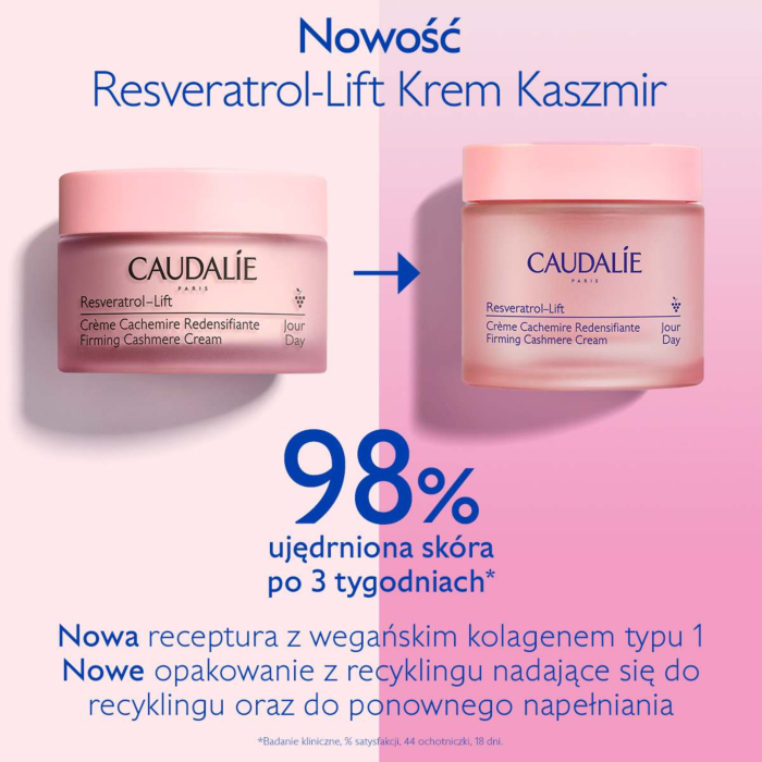 Caudalie Resveratrol-Lift Krem kaszmir liftingujący Refill, 50 ml