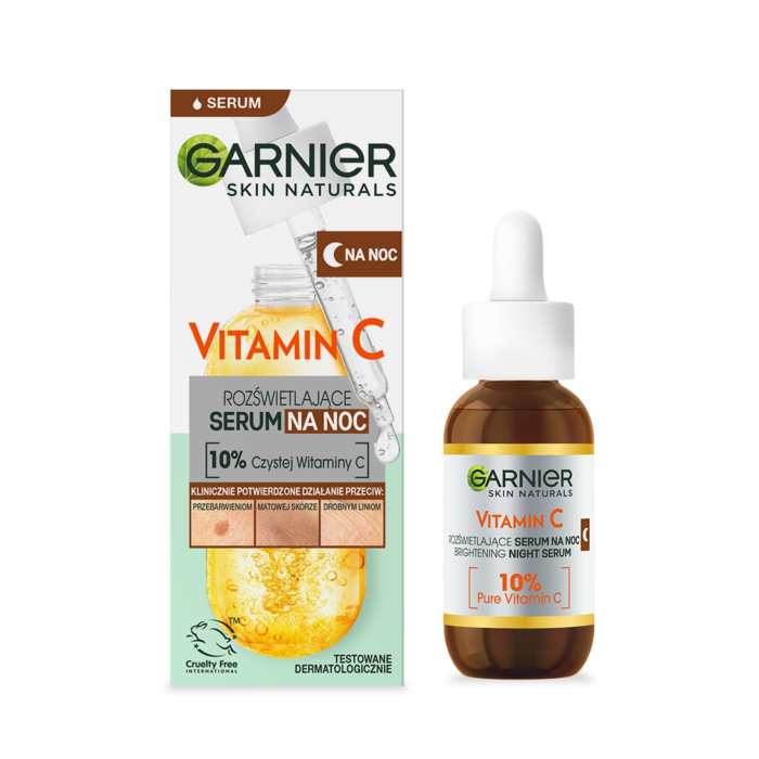 Garnier Skin Naturals Witamina C Rozświetające serum na noc