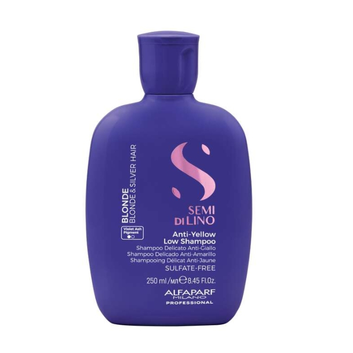 Alfaparf Milano Semi di Lino Blonde Anti-Yellow Low Szampon do włosów blond