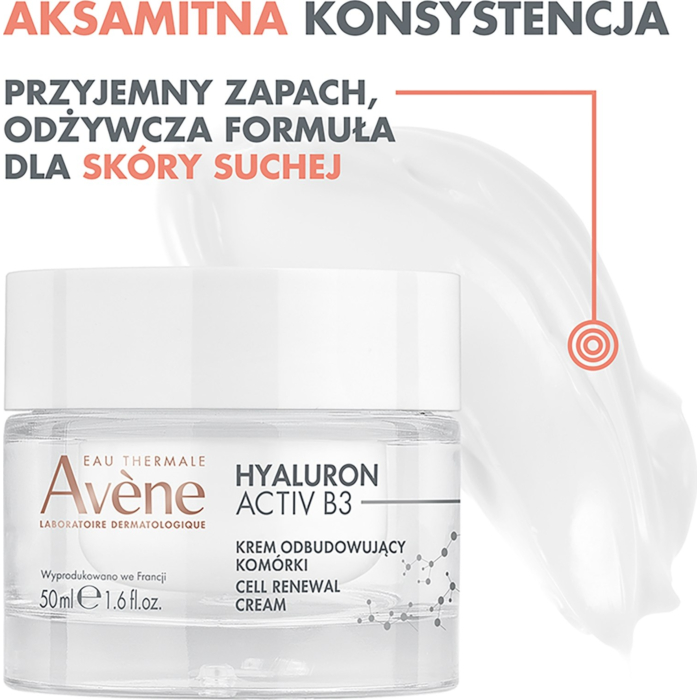 Avène Hyaluron Activ B3 Krem odbudowujący komórki 