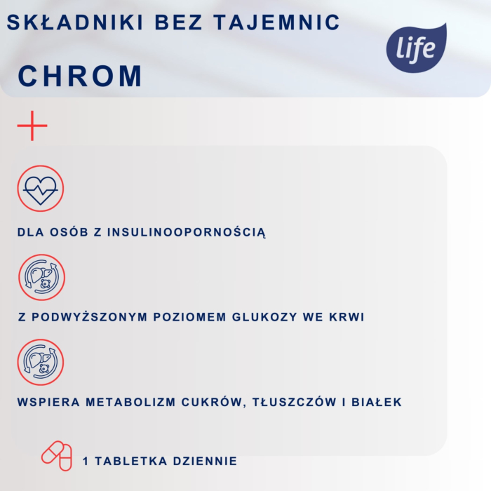 Life Chrom, tabletki, 60 szt.