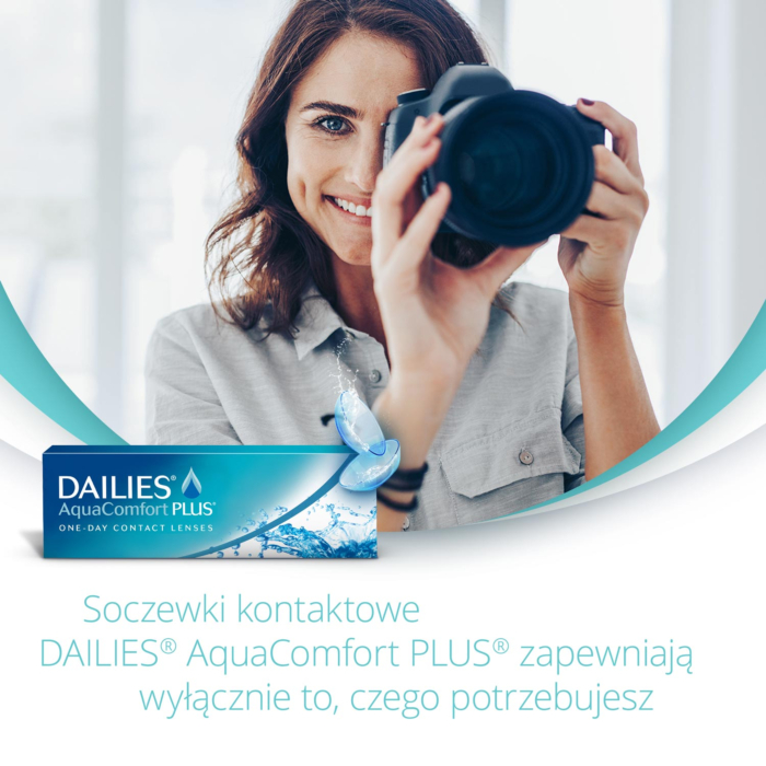 Dailies Aqua Comfort Plus Soczewki jednodniowe,  -1,00