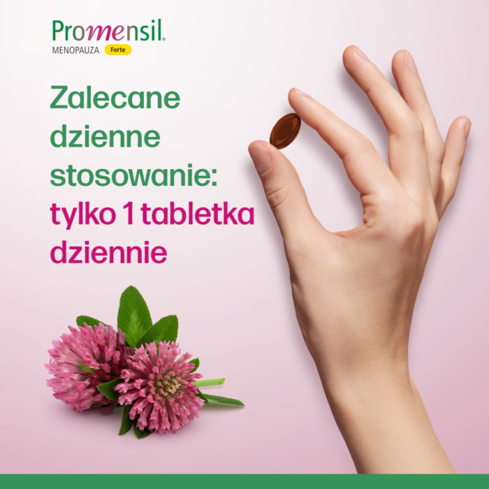 Promensil Forte Preparat łagodzący objawy menopauzy Tabletki, 30 szt.