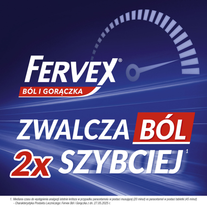 Fervex Ból i Gorączka 500 mg Tabletki, 16 szt.