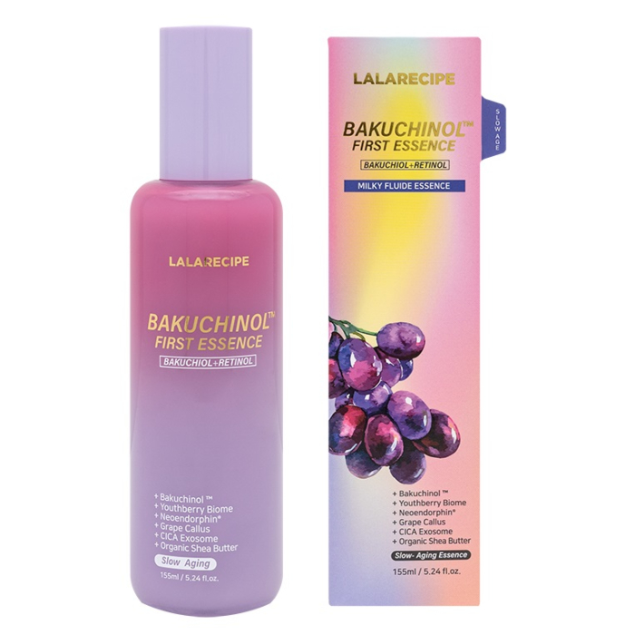LalaRecipe Bakuchinol First Essence, Esencja do twarzy