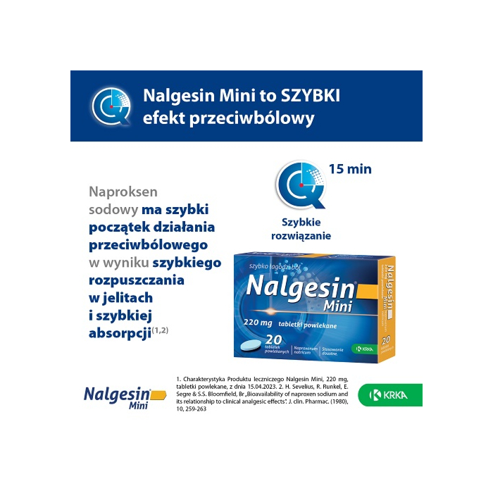 Nalgesin Mini 220 mg 20 tabl.powl