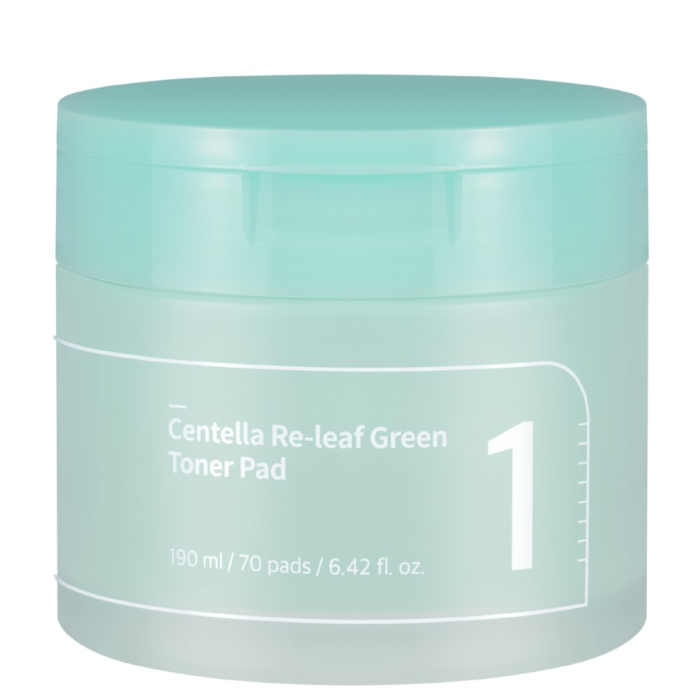 Numbuzin No. 1 Centella Re-Leaf Green Toner Pad Płatki tonizujące