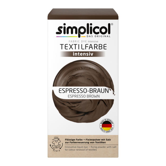 Simplicol Barwnik do tkanin intensywny, Brąz Espresso