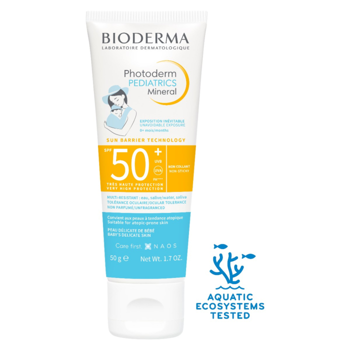 Bioderma Photoderm Pediatrics Fluid mineralny dla dzieci do skóry wrażliwej i alergicznej SPF 50+