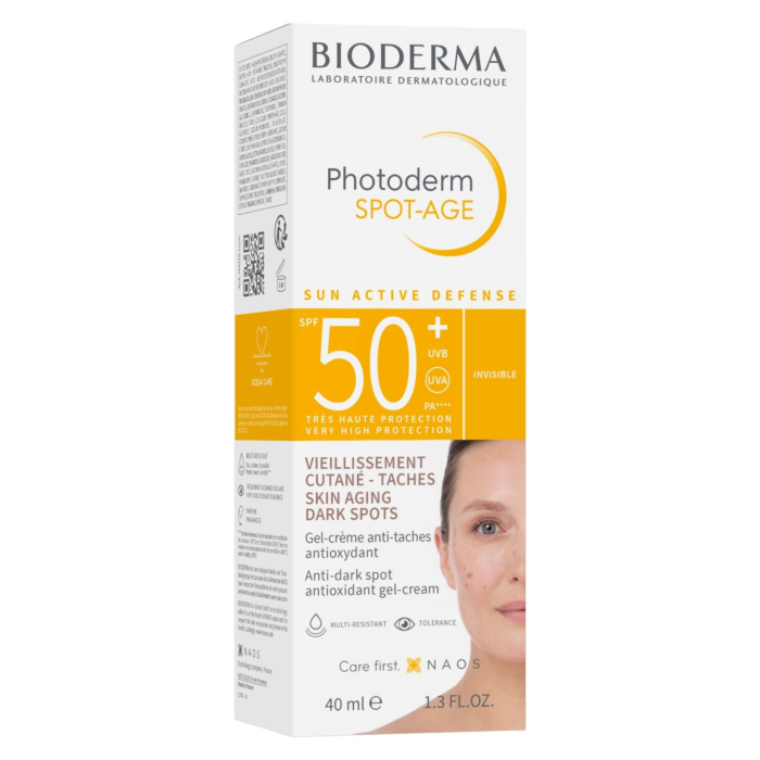 Bioderma Photoderm Spot-Age Antyoksydacyjny krem zapobiegający powstawaniu przebarwień i zmarszczek SPF 50+ 