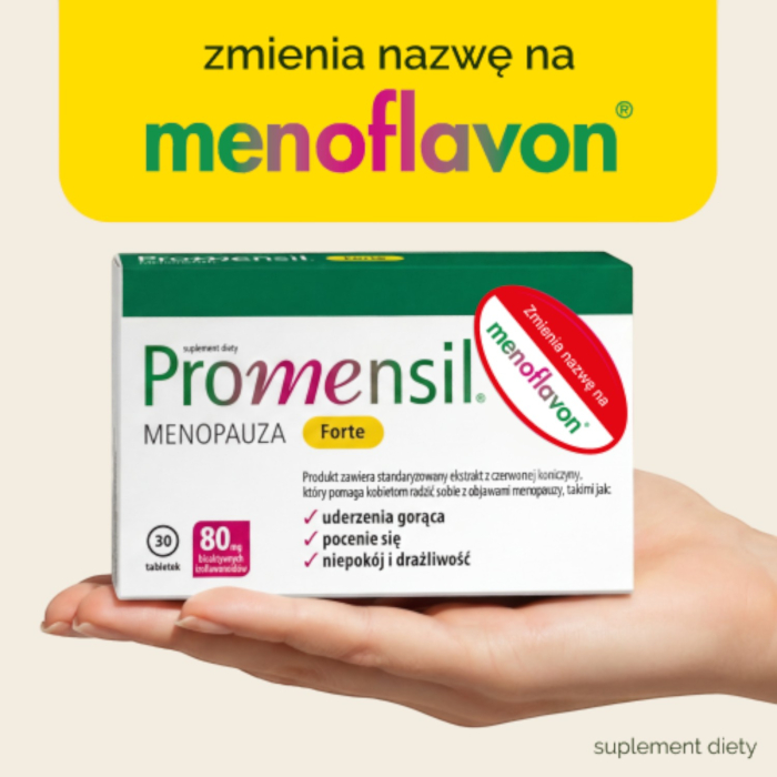 Promensil Forte Preparat łagodzący objawy menopauzy Tabletki, 30 szt.