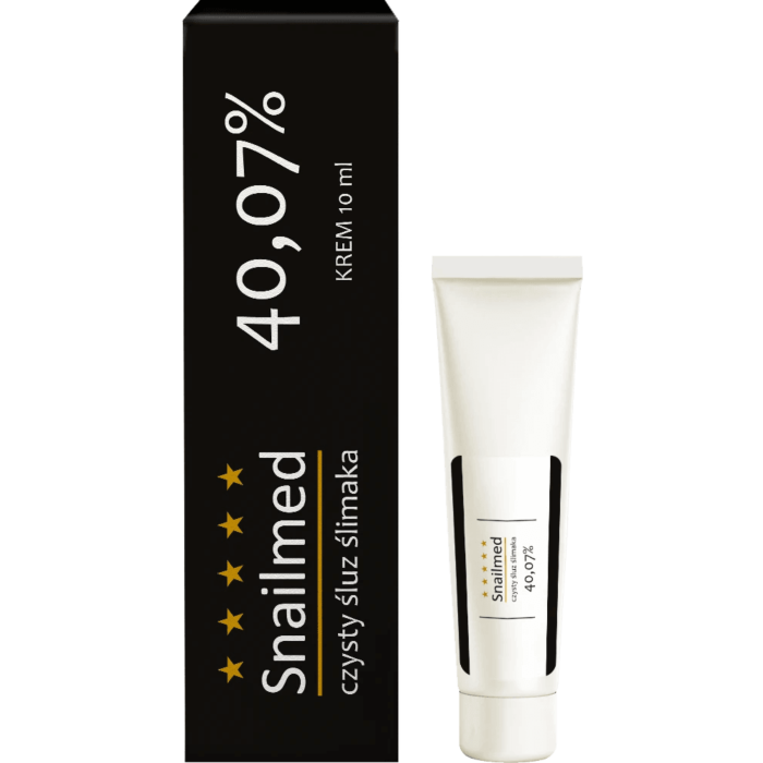 Snailmed Przeciwstarzeniowy krem do twarzy ze śluzem ślimaka, 10 ml