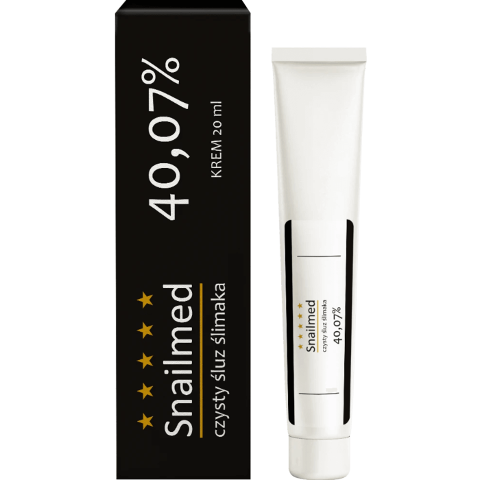 Snailmed Przeciwstarzeniowy krem do twarzy ze śluzem ślimaka, 20 ml