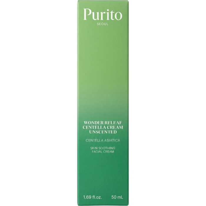 Purito Wonder Releaf Centella Unscented Bezzapachowy krem regenerujący, 50 ml