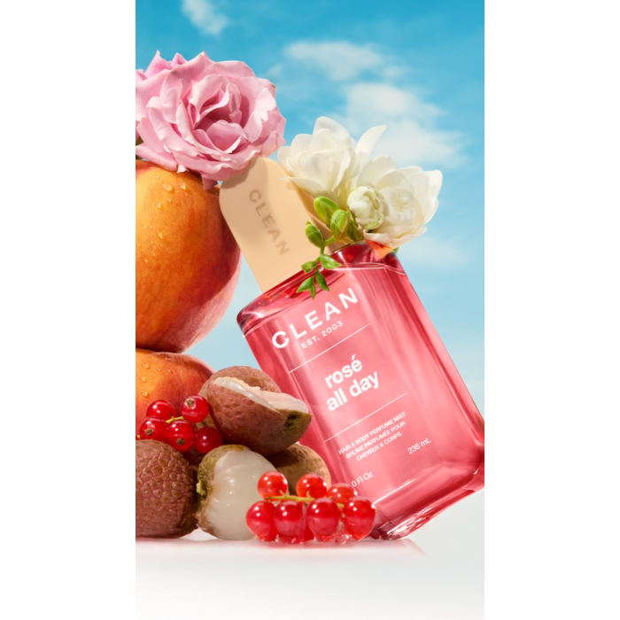 Clean Rose All Day Mgiełka do ciała, 236 ml