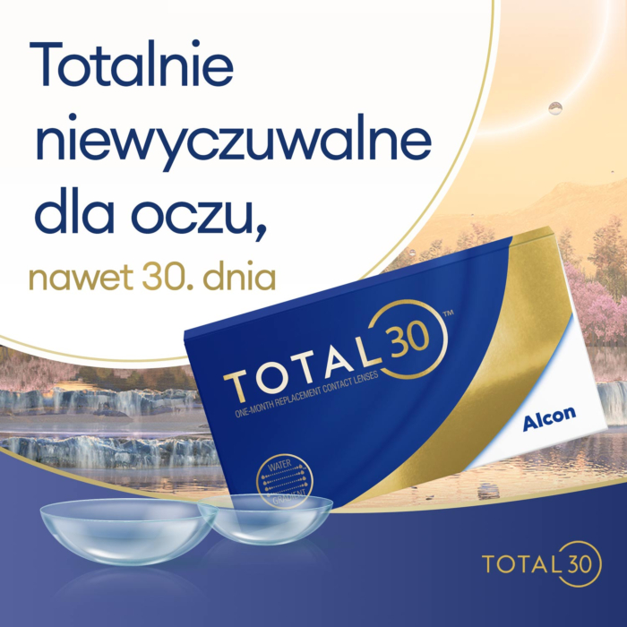 Total30 Soczewki kontaktowe miesięczne, Moc -04.00