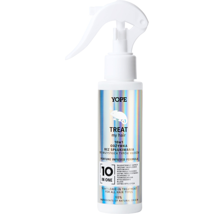 Yope Treat My Hair Perfumowana Kuracja wielofunkcyjna 10in1 do włosów, Ochrona UV 