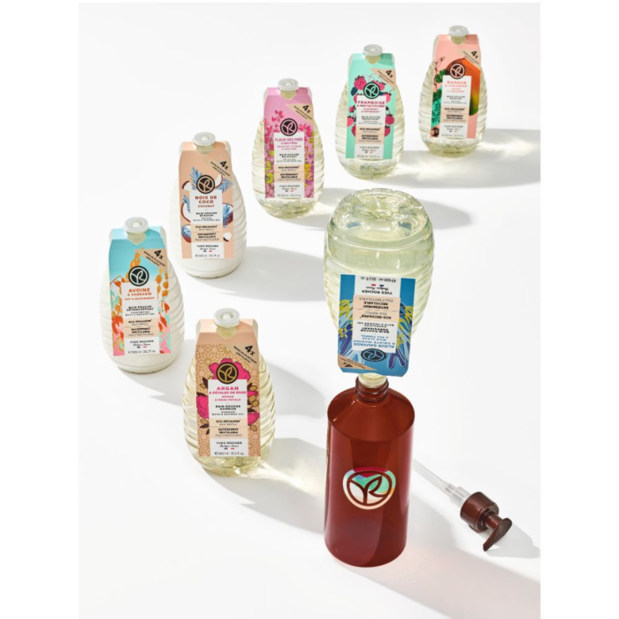 Yves Rocher Mango & Kolendra Żel pod prysznic i do kąpieli - refill, 600 ml
