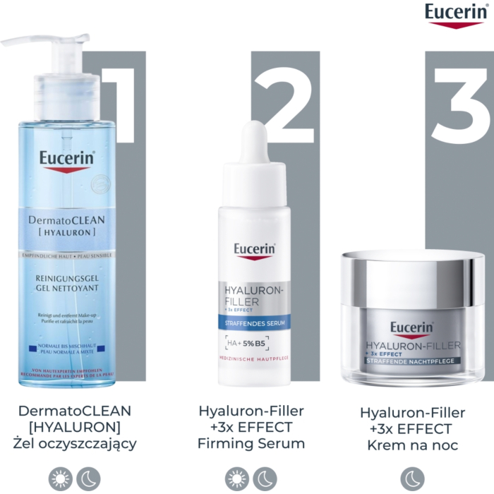 Eucerin Hyaluron-Filler Krem na noc Refill, 50 ml