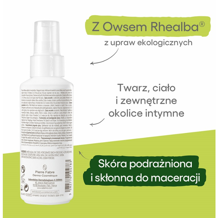 A-Derma Cytelium Spray osuszający