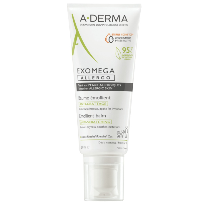 A-Derma Exomega Allergo Balsam emolient, 200 ml